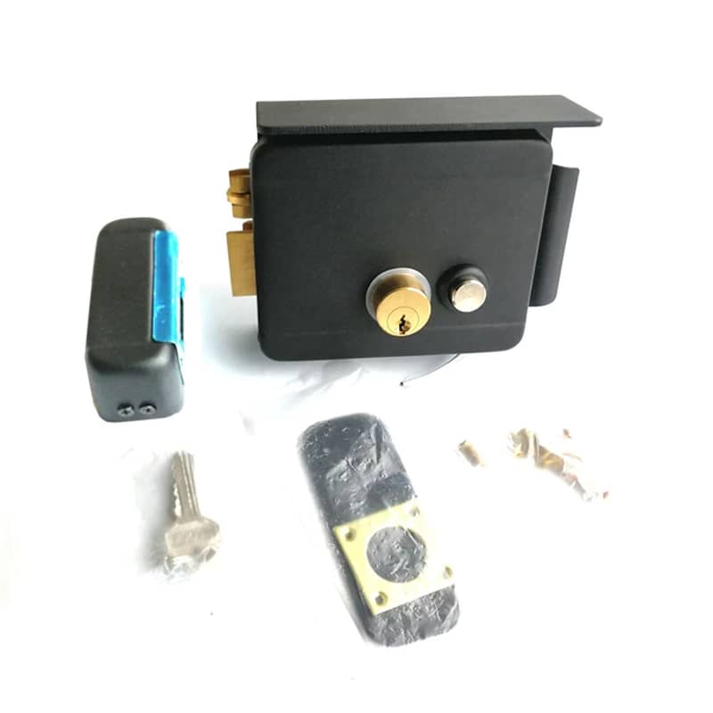 Remote control electric lock rimlock wicket lock 433mhz 50m range 8