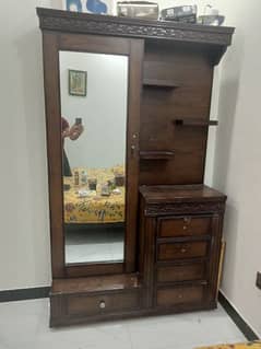 king size bed with dressing table