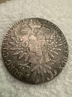 Old antique coin