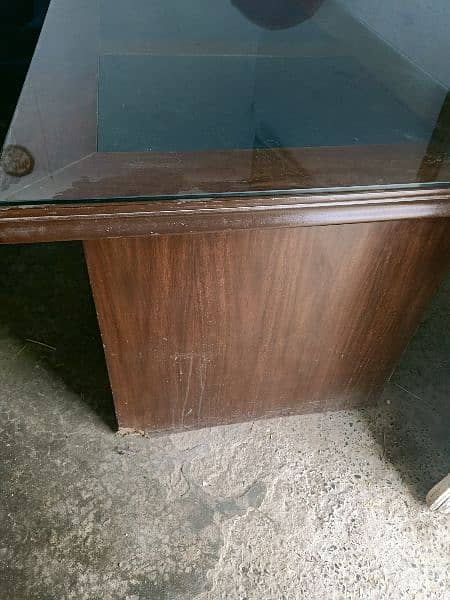 Office Table For Sale with Glass 1