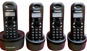 Panasonic KX-TG1311BX Quad (04 sets) intercom plus cordless phone 0