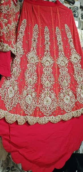 handmade work on lehnga and peplin 0