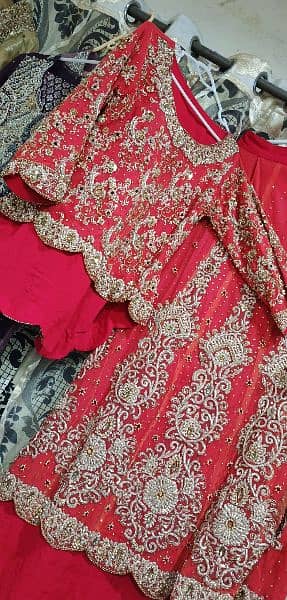 handmade work on lehnga and peplin 1