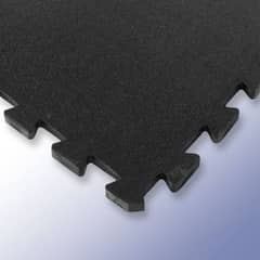 Gym Flooring Rubber Matt interlocking Locking Gym Tile 0