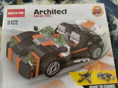 architect car brick toy magic  less than market price