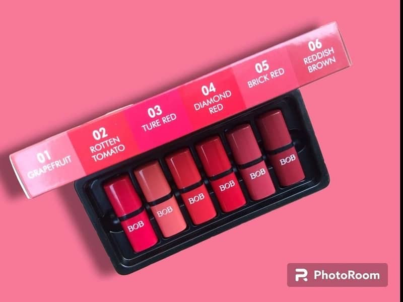 6 in 1 Mette Lipstick set 3