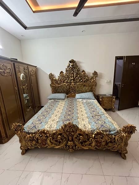 Bed Set For Sale|Chinioti bed|Bed With Side & Dressing Table(Mattress) 0