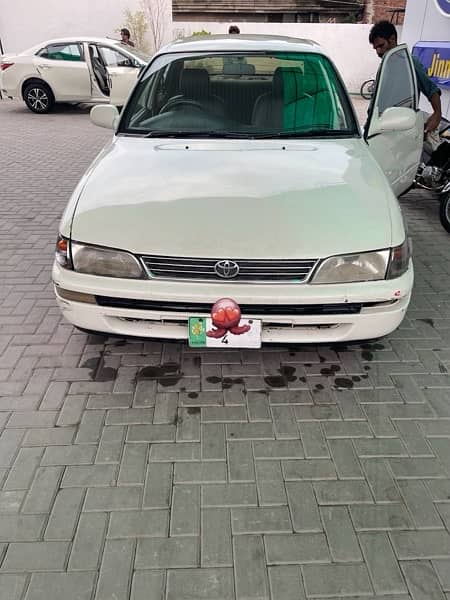 Toyota indus Corolla  1997 single  digit  number 0