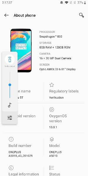 oneplus 5t 8/128 snapdragon 835 gaming phone only protector damage 4