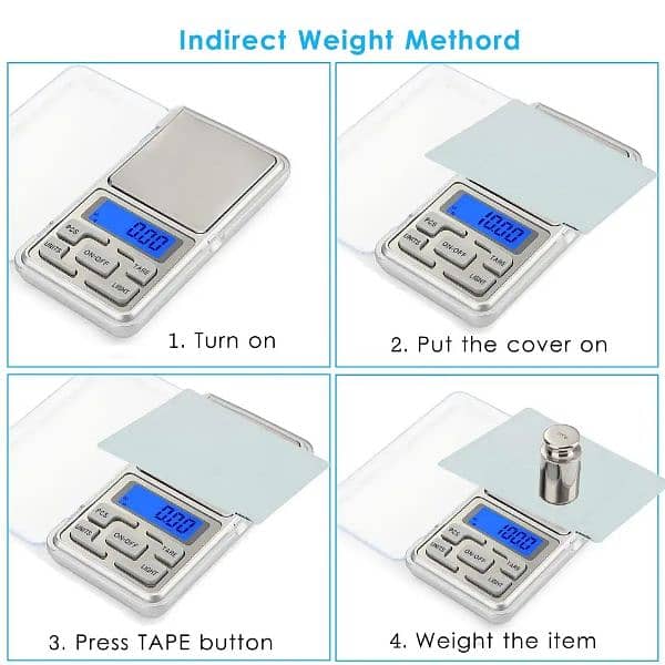 Mini Pocket Weight Scale 500g 2