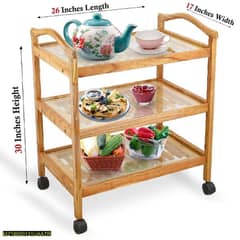 sheesham wooden tea trolleys