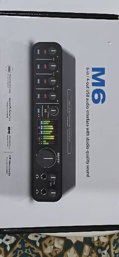 MOTU M6 AUDIO INTERFACE