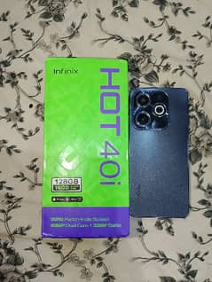 Urgent Sale Infinix Hot 40i 16gb/128gb new condition 7 months warranty