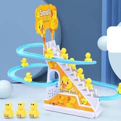 Small Duck Climbing Stairs