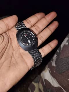 Rado diastar Original Silver Color Black Dial