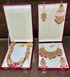 Artificial bridal jewellery set