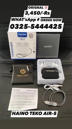 HAINO TEKO GERMANY AIR 5 AIRPODS ORIGNAL GERMAN BOX PACKED HAINOTEKO