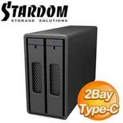 stardom 12tb external HDD storage bank with type C 0