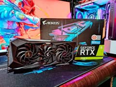 RTX 3070 Ti aorus 8gb ddr6x 10 by 10 like new