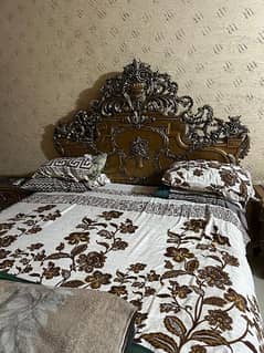 wooden dico king size bedset for sale