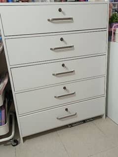 Milky White Patex Slightly Used 3 feet wide Drawer