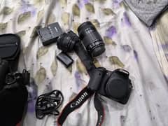 canon 60d just 2000 clicks just like new with 2 lenses