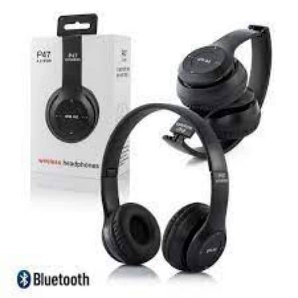 P47 Wireless Bluetooth Stereo Headphones 0