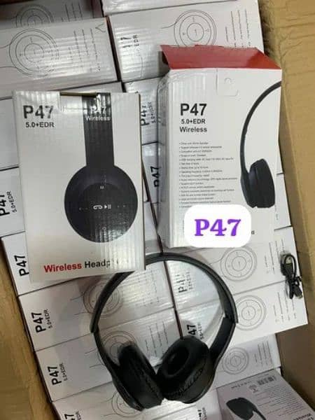 P47 Wireless Bluetooth Stereo Headphones 1