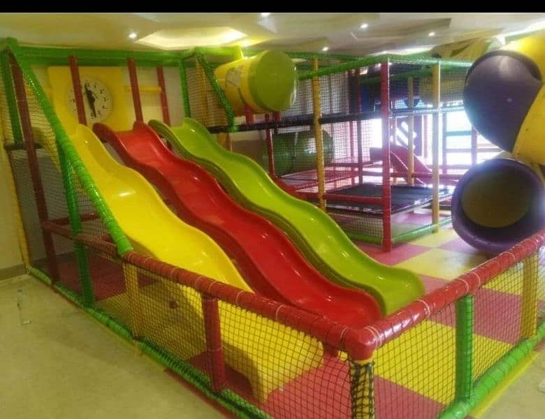 Kids Slide, Kids Swings, Kids Rides, Jhula, Trampoline, Jumping Castle 9