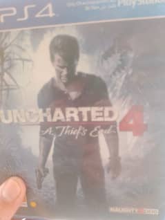 unharted 4 PS4 DISC on rent