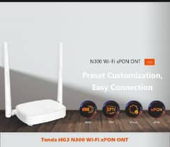 Tenda HG3 Fibre XPON wifi router