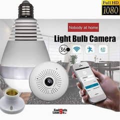 Speed-X Ptz Bulb 1080p Pix Link Camera SMALL MINI WIFI CAMERA DUAL LEN