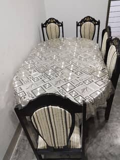 6 chair dining table for sale