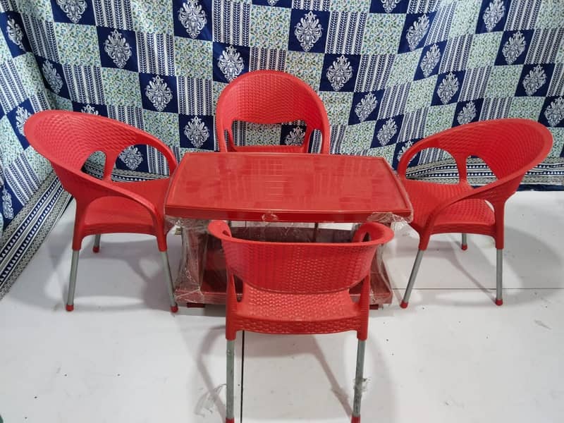 chair and table set WELLO/BOSS / plastic chair table/Dining chair 8