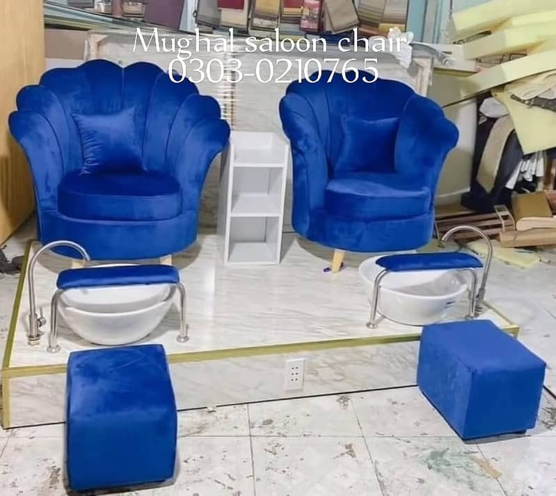 Saloon Chair/ Parlour Chair/ Bed Massage/ Chair Trolley/ Massage Bed 10