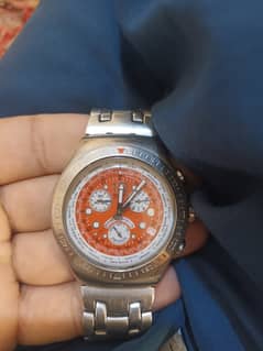 Swatch Irony Stainless Steel Patented V8 4 Jewels Men's Wristwatch