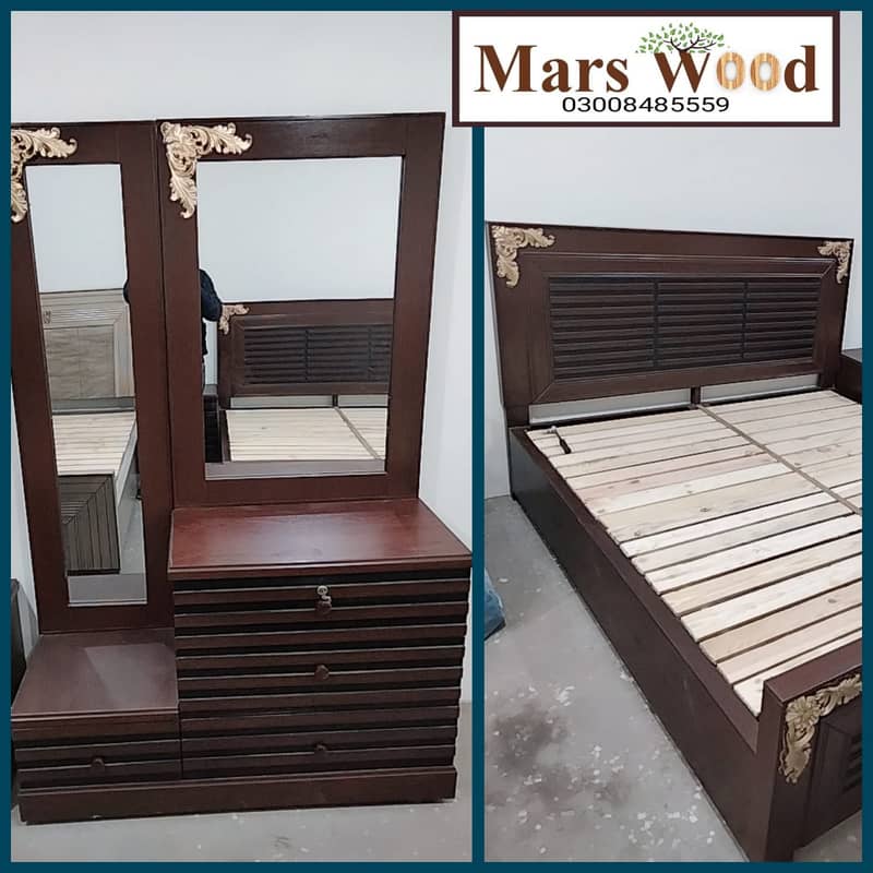 Double Bed,bed,poshish bed,bed for sale,bed set,furniture for sale 6