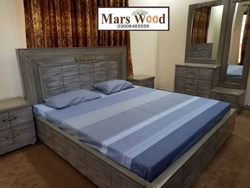 Double Bed,bed,poshish bed,bed for sale,bed set,furniture for sale 13