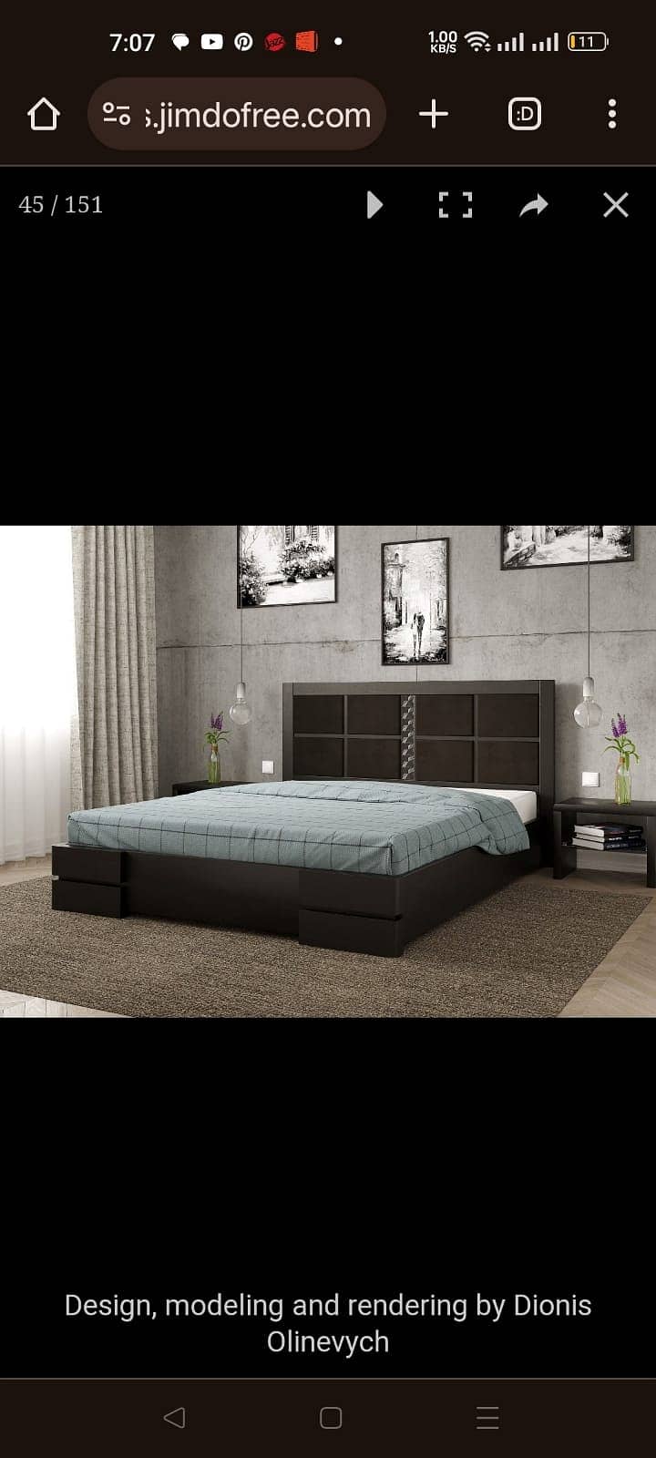 Double Bed,bed,poshish bed,bed for sale,bed set,furniture for sale 8