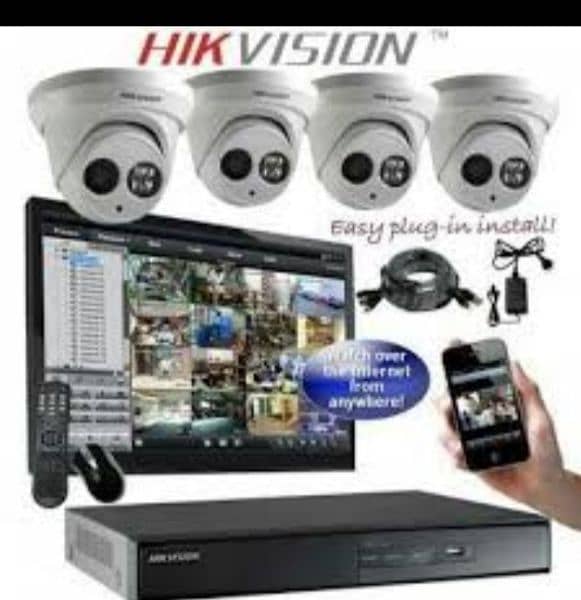 CCTV 2 dahua night vision Camera 2 mp 4 channel DVR installation WiFi 0