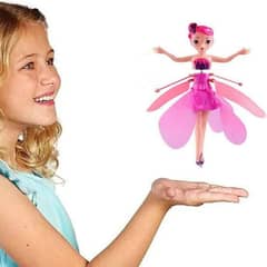 Hand-Controlled Flying Fairy Princess Doll for Kids 0