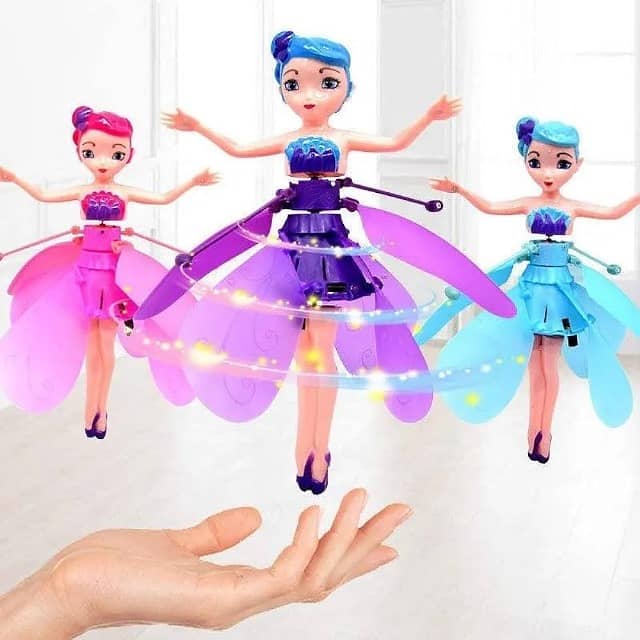 Hand-Controlled Flying Fairy Princess Doll for Kids 1