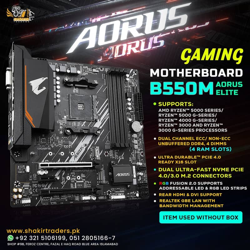 Gigabyte B550M AORUS ELITE Motherboard 4