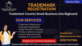 Tradenark Registration,Single Member Company,E-Commerce,Tax Consultant