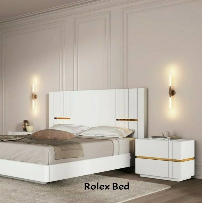 Double Bed,bed,poshish bed,bed for sale,bed set,furniture for sale 4