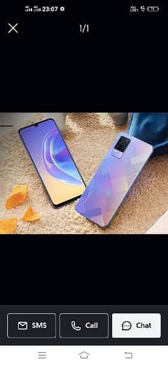 vivo v21e lush condition only charger but 10 wat