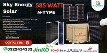 Longi | Canadian | Jinko | Canadian Bifacial Toocon Bihiku 605w Solar 0