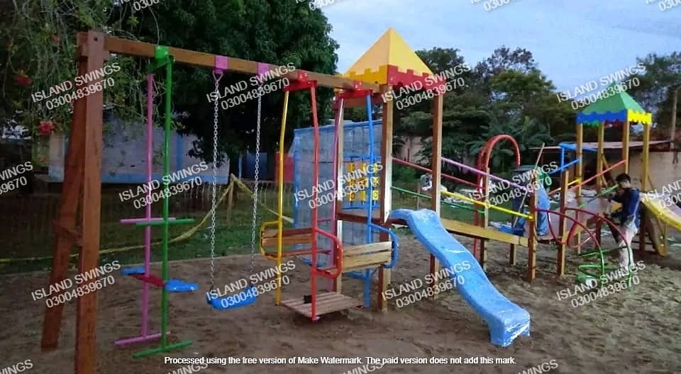 Kids SLIDES | ISLAND | SWINGS | KIDS RIDES | JHOLA | KIDS PLAY LAND 8