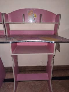 CHILDREN KIDS STUDY TABLE WITH CHAIR