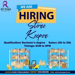 Job |   Store keeper